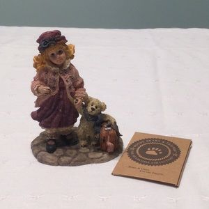 Boyds Bears & Friends Figurine Little Girl & Bear